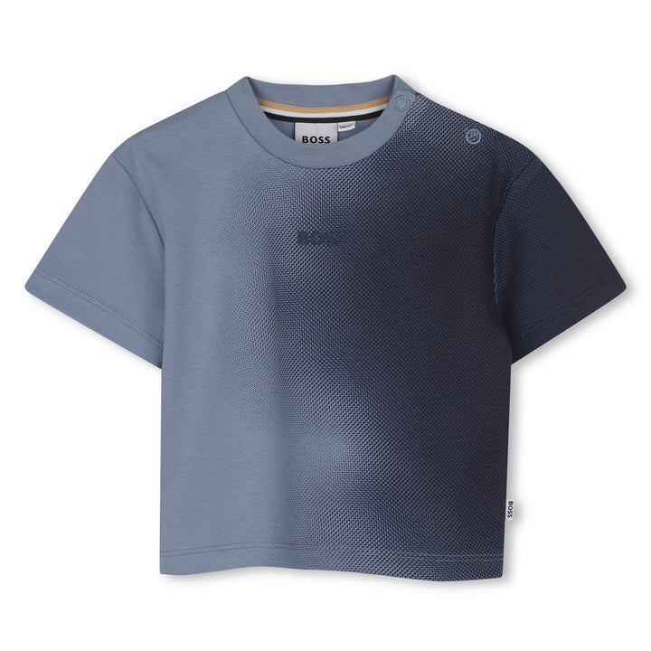Hugo Boss Baby Boys Lavender Blue Gradient T-Shirt
