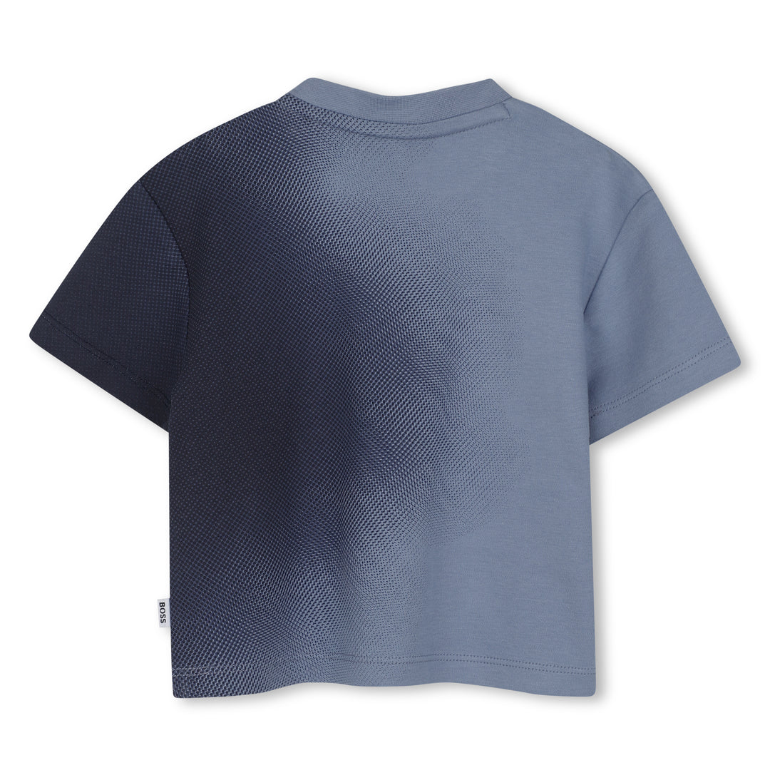 Hugo Boss Baby Boys Lavender Blue Gradient T-Shirt