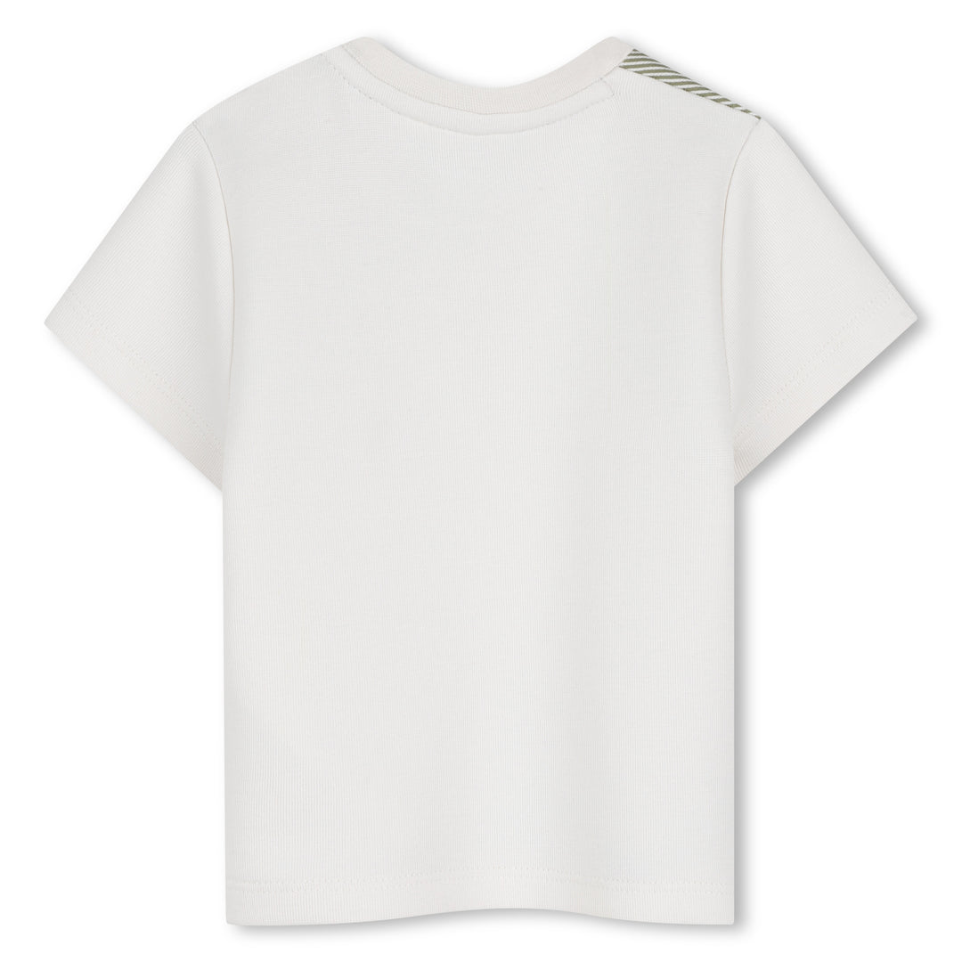 Hugo Boss Baby Boys Green & Beige T-Shirt