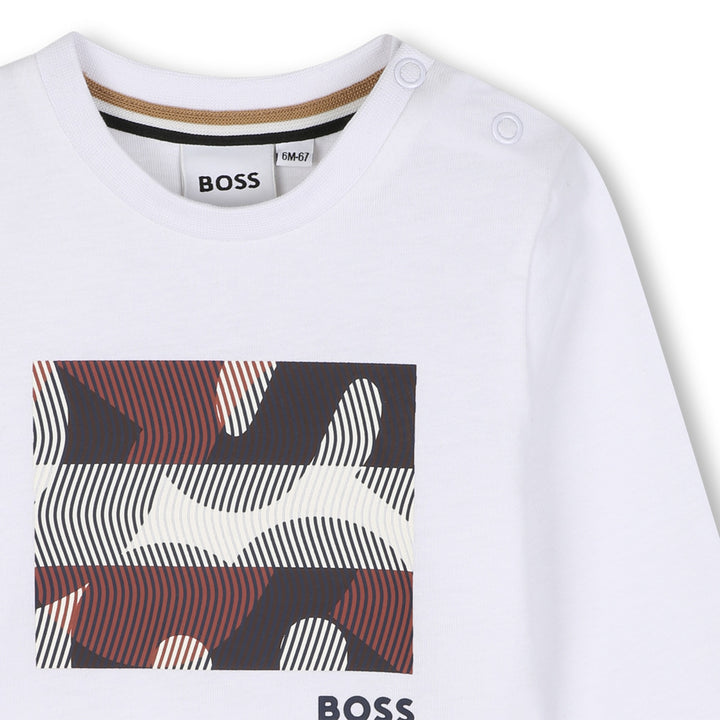 Hugo Boss Baby Boys Abstract Logo Top
