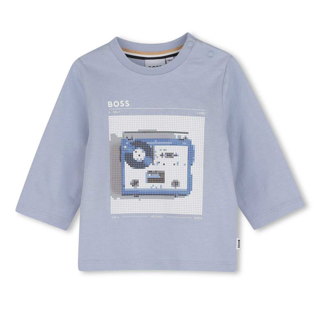 Hugo Boss Baby Boys Blue Cassette Top