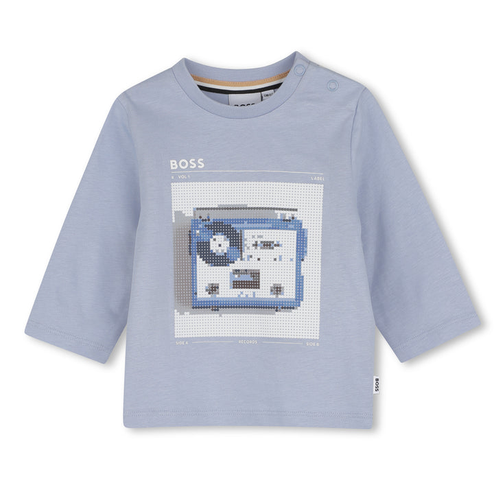 Hugo Boss Baby Boys Blue Cassette Top