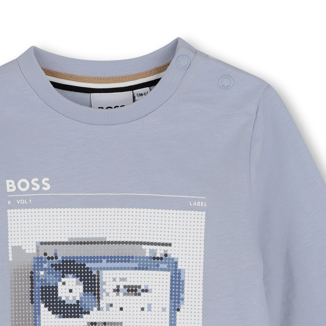 Hugo Boss Baby Boys Blue Cassette Top