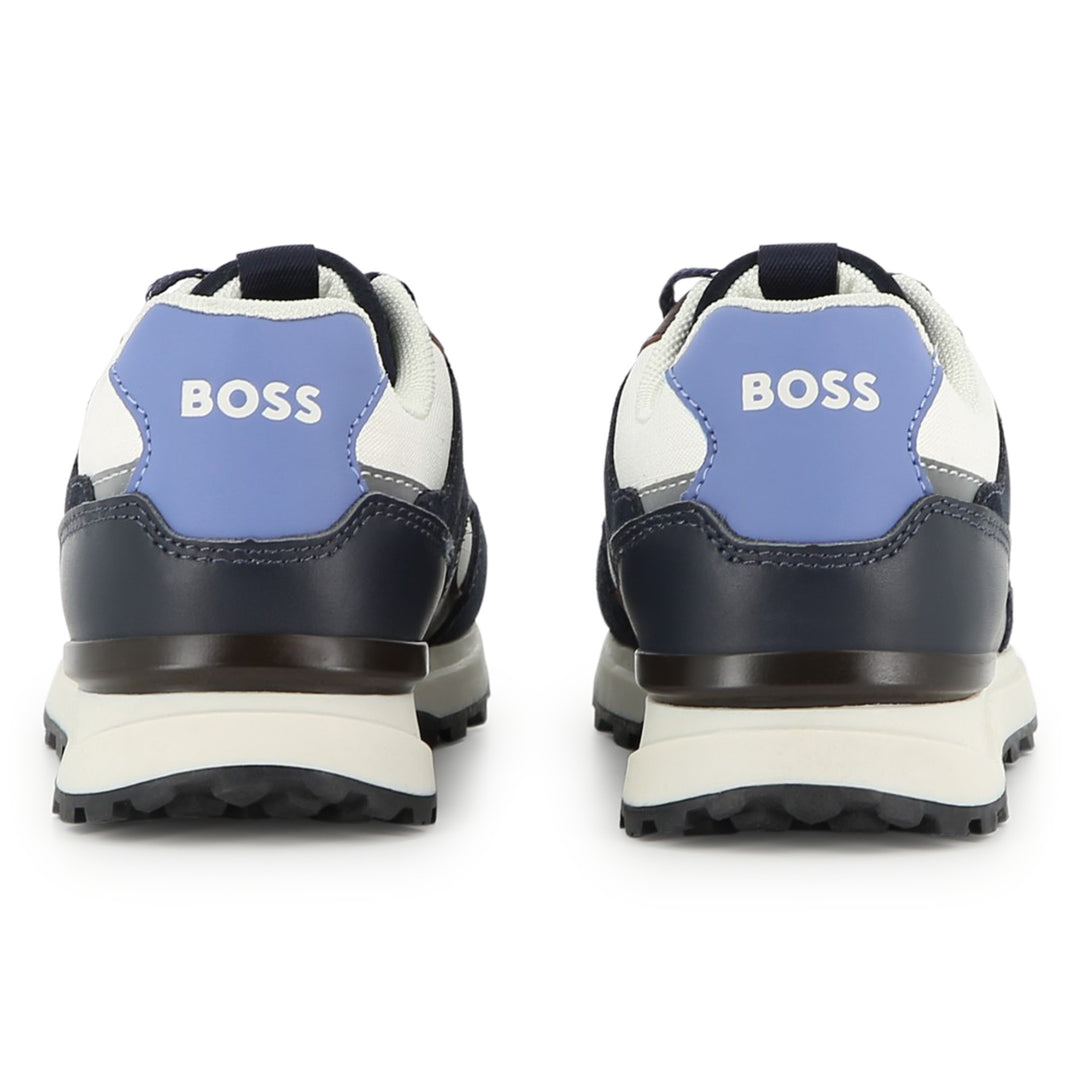 Hugo Boss Leather & Canvas Sneakers