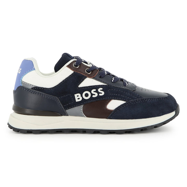 Hugo Boss Leather & Canvas Sneakers
