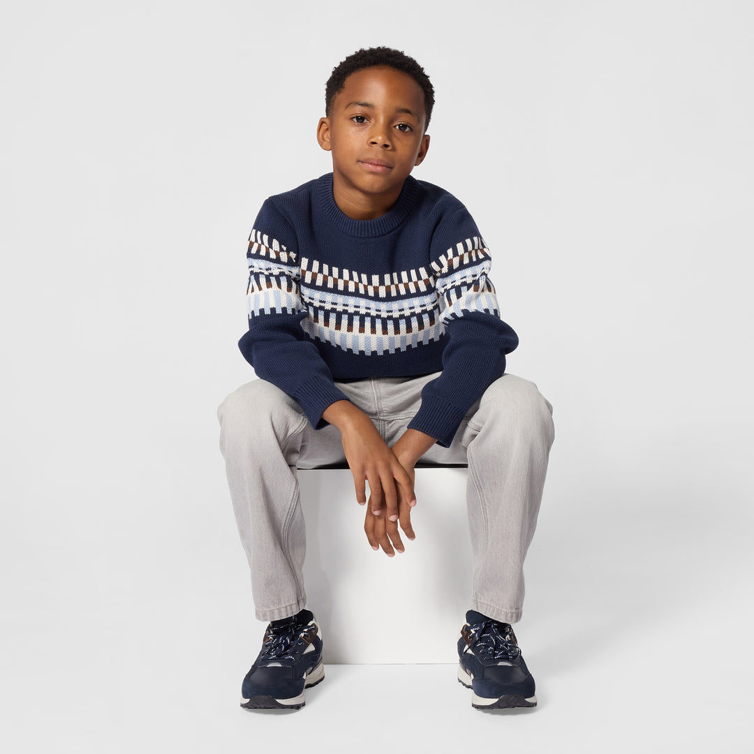 Hugo Boss Leather & Canvas Sneakers