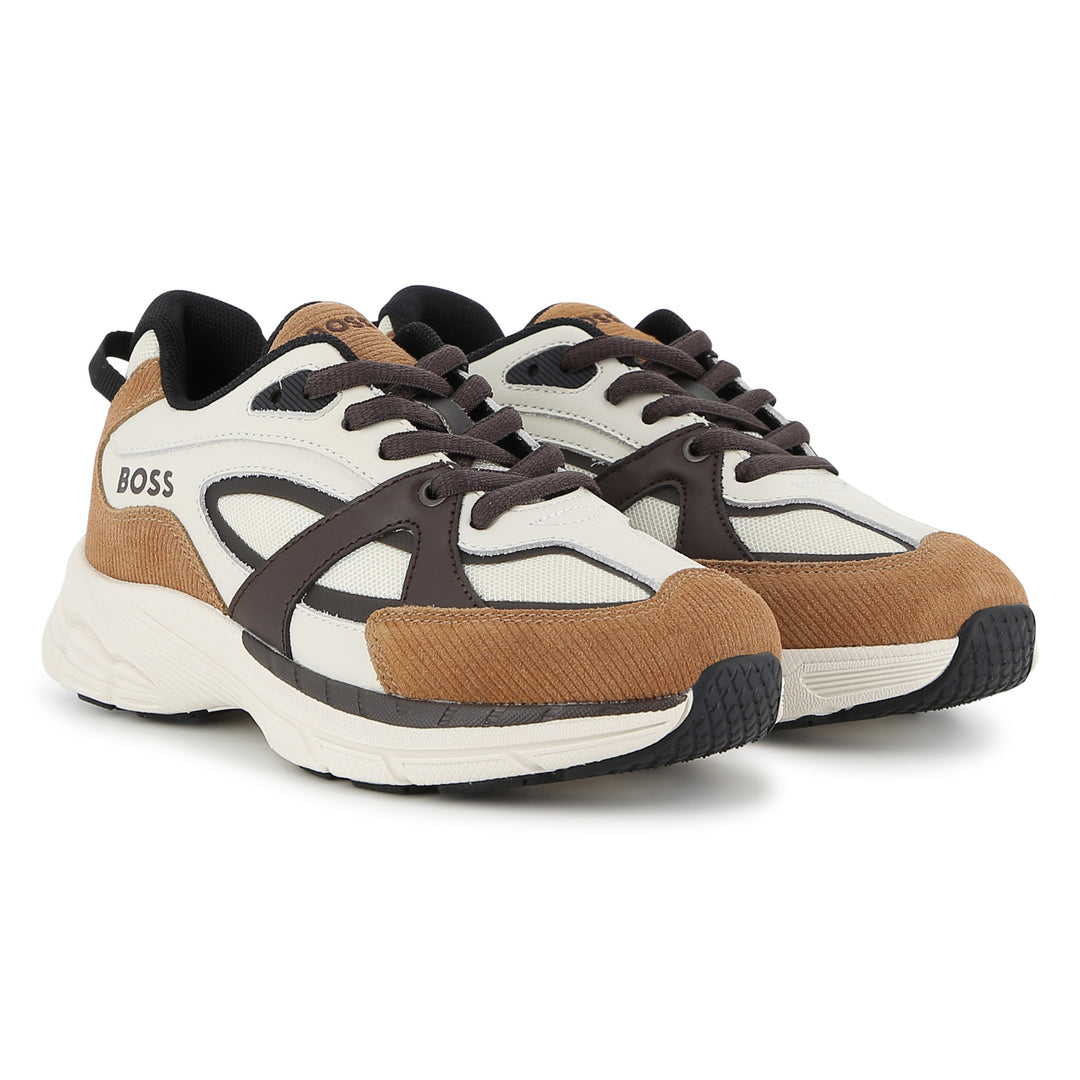 Hugo Boss Corduroy Suede Sneakers