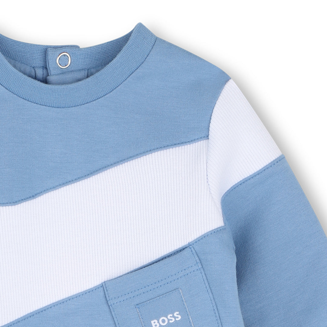 Hugo Boss Baby Boys Ribbed Wave Pyjama