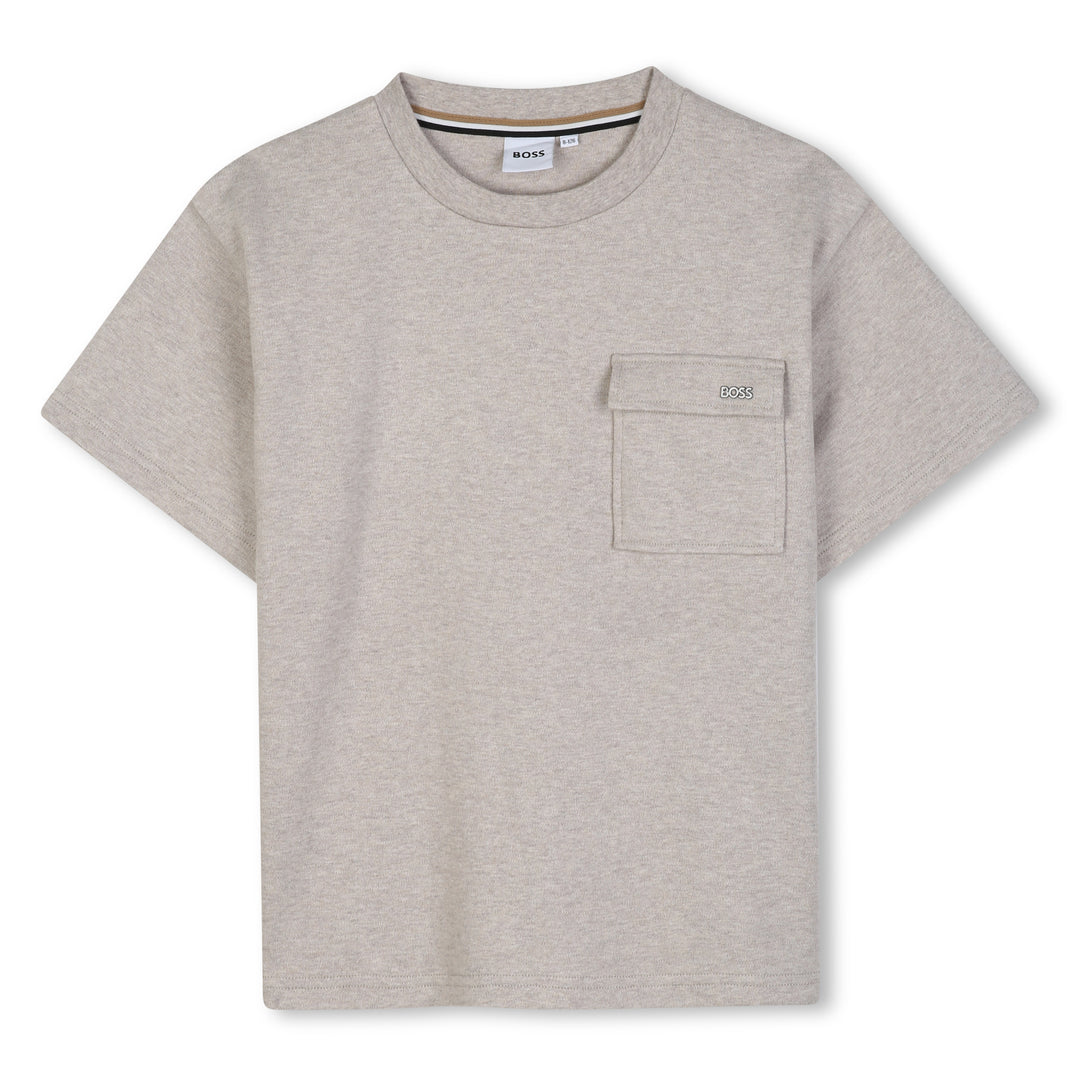 Hugo Boss Ivory Marl T-Shirt