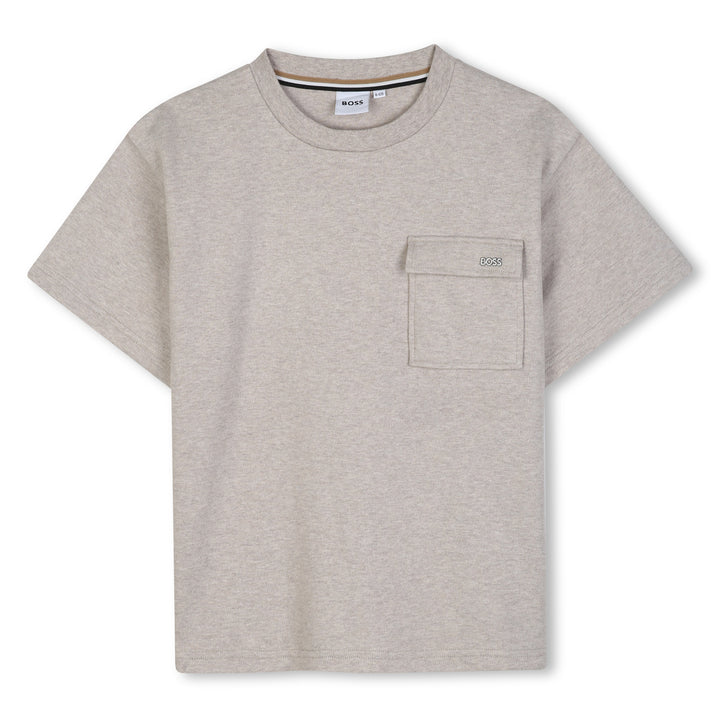 Hugo Boss Ivory Marl T-Shirt