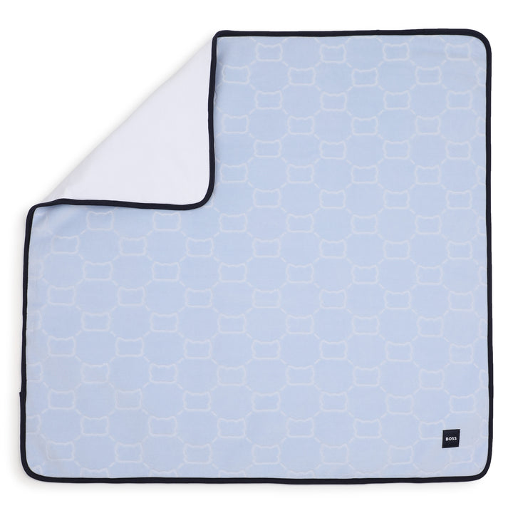 Hugo Boss Baby Boys Blue Blanket