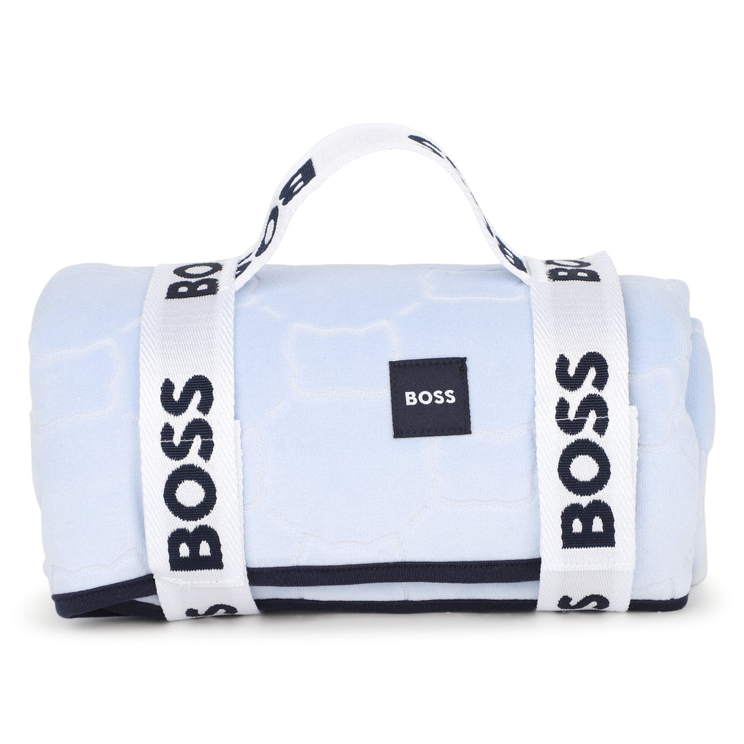 Hugo Boss Baby Boys Blue Blanket