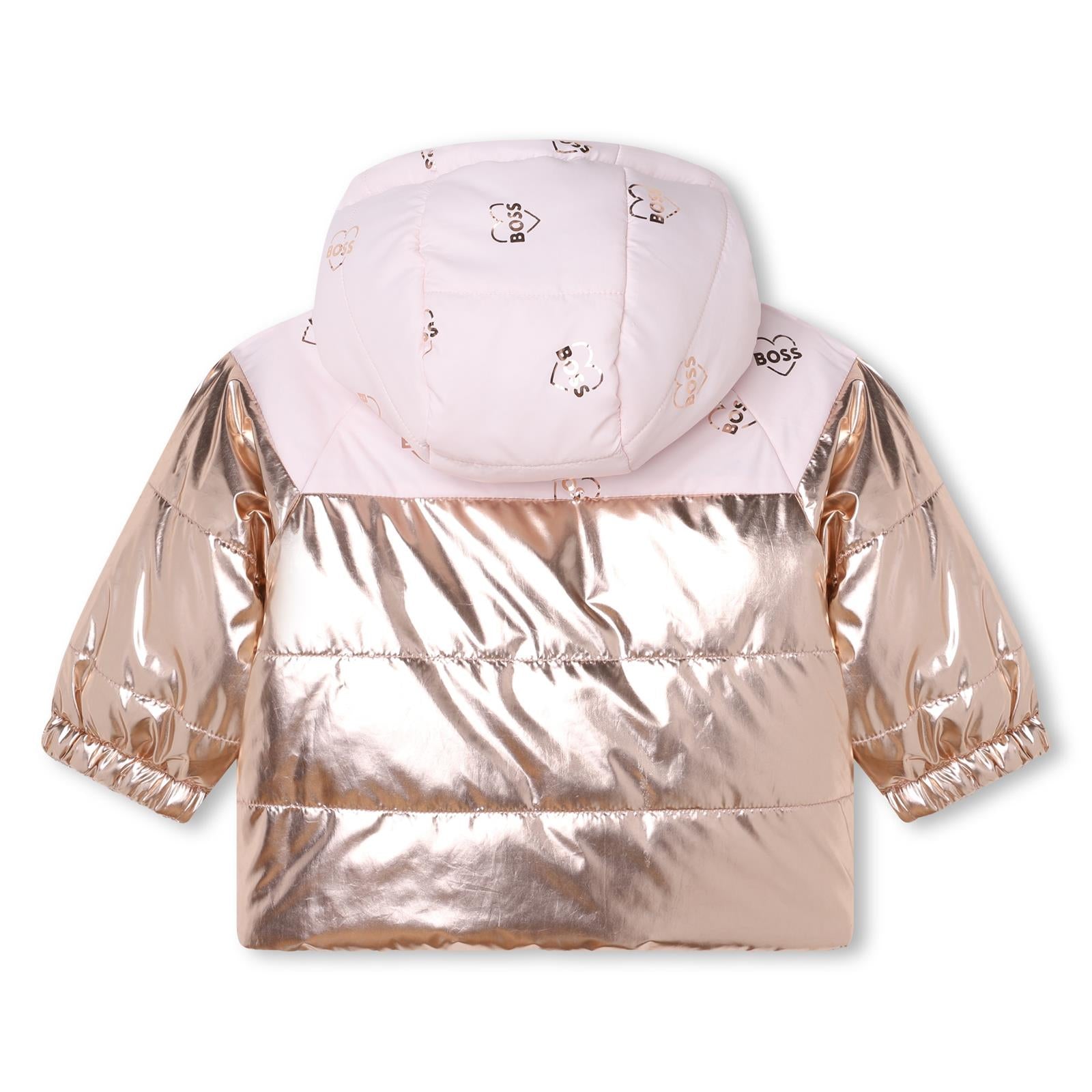 Hugo Boss Baby Girls Reversible Puffer Jacket