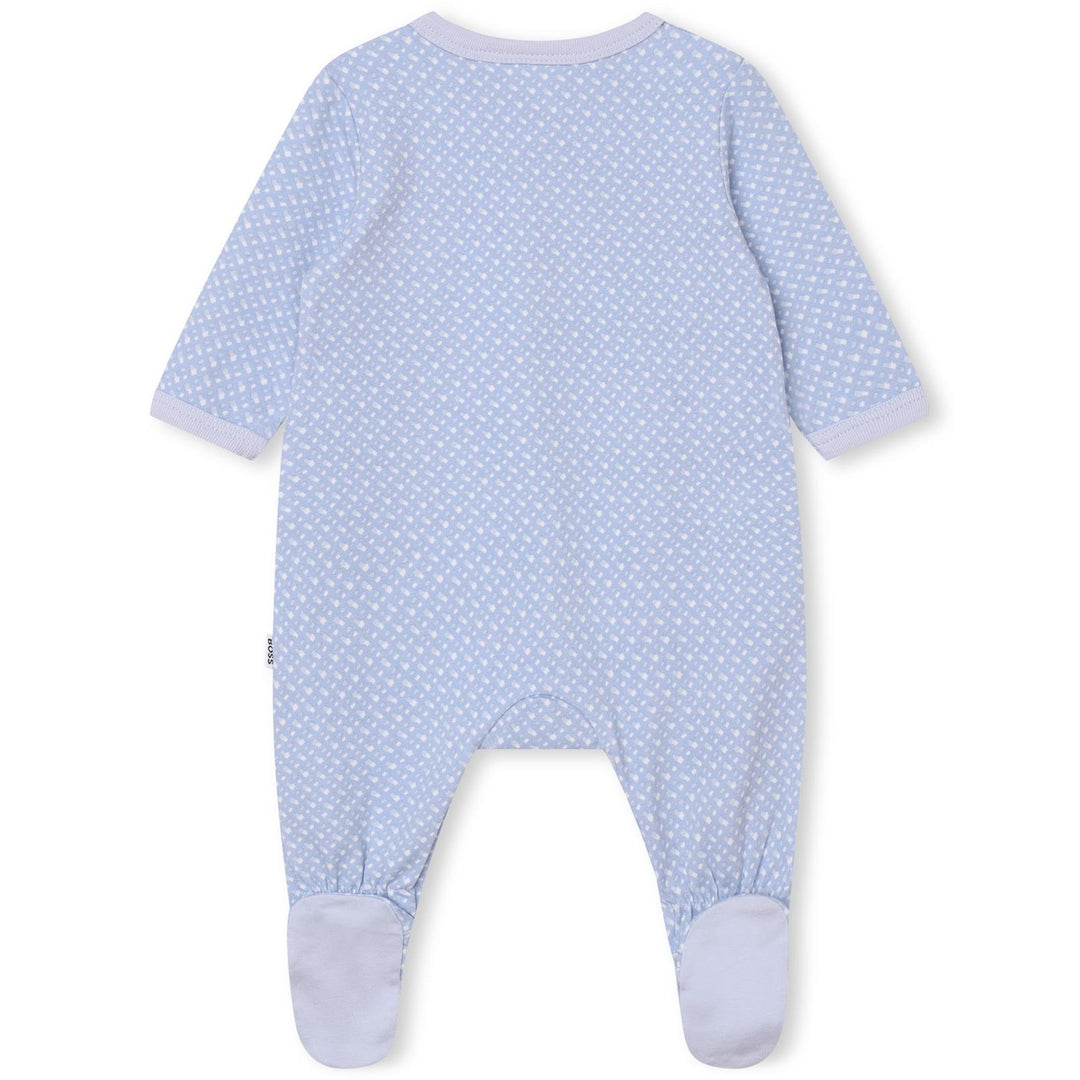 Hugo Boss Baby Boys Blue Monogram Pyjama