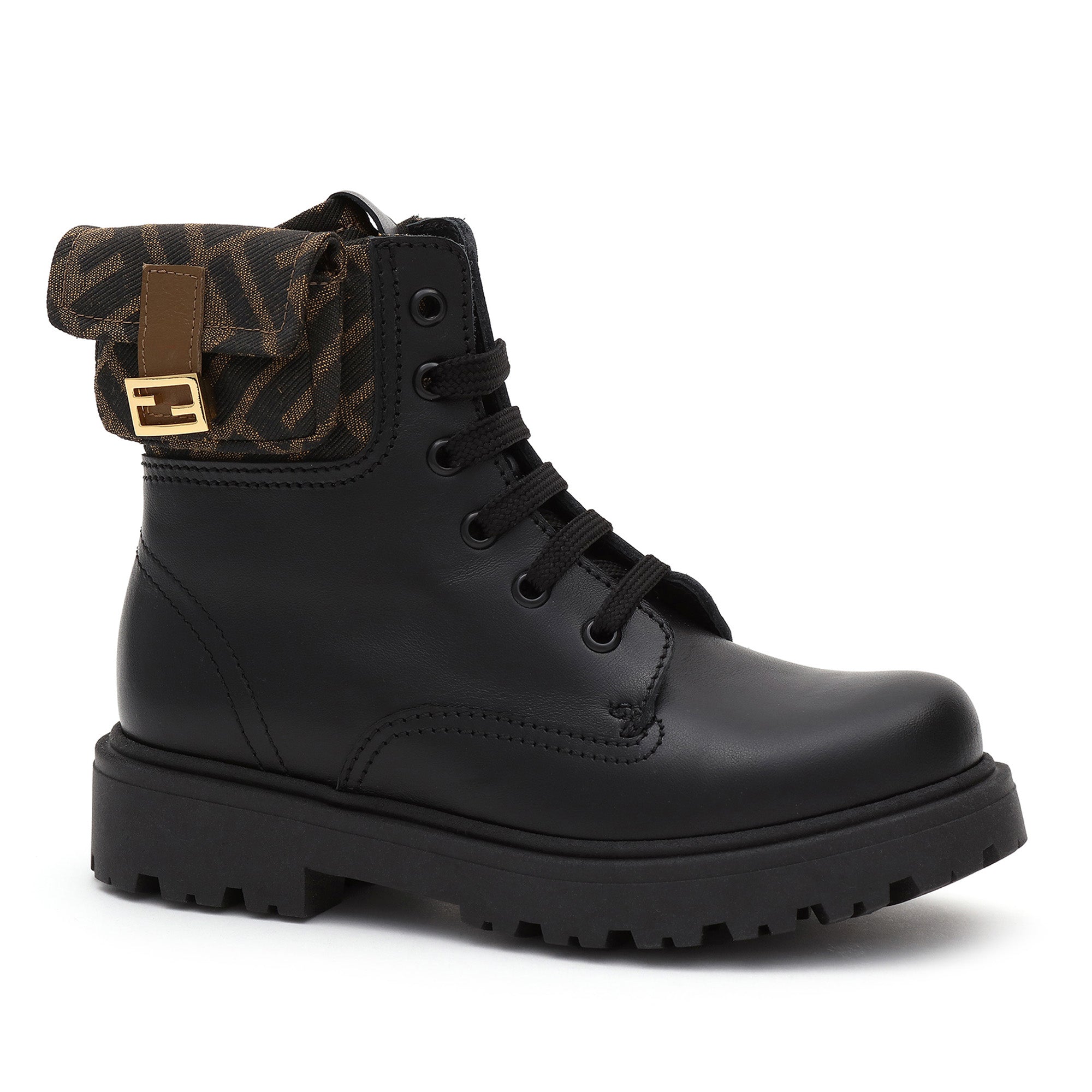 Fendi Black Leather Boots