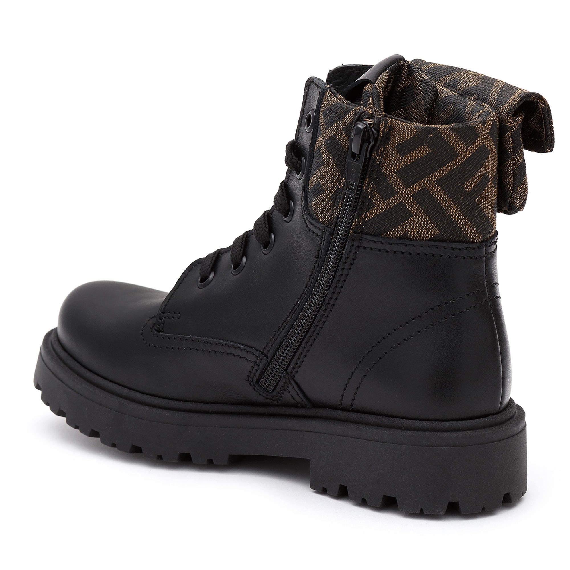 Fendi Black Leather Boots