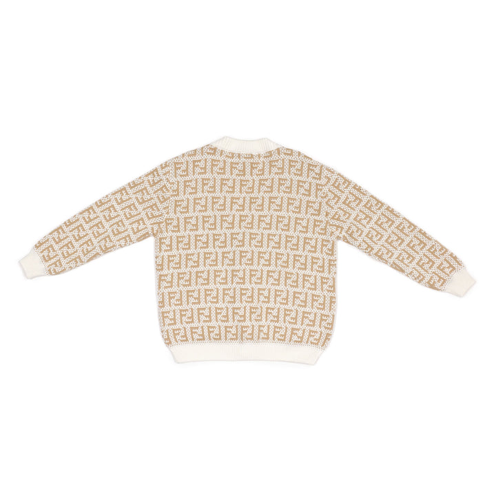 Fendi Beige FF Cardigan