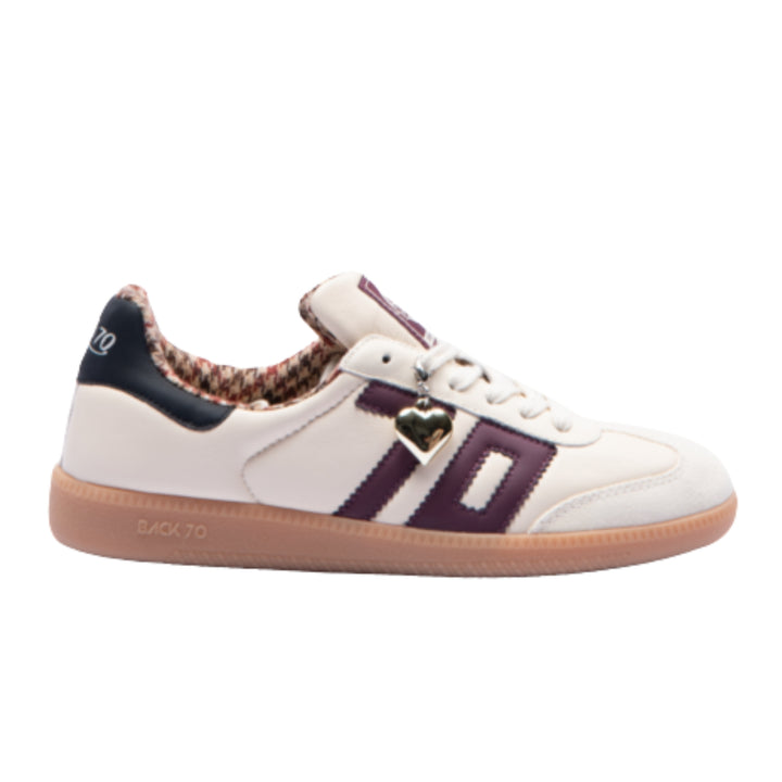 Back70 Womens Cloud Nappa Milk Wine Sneakers
