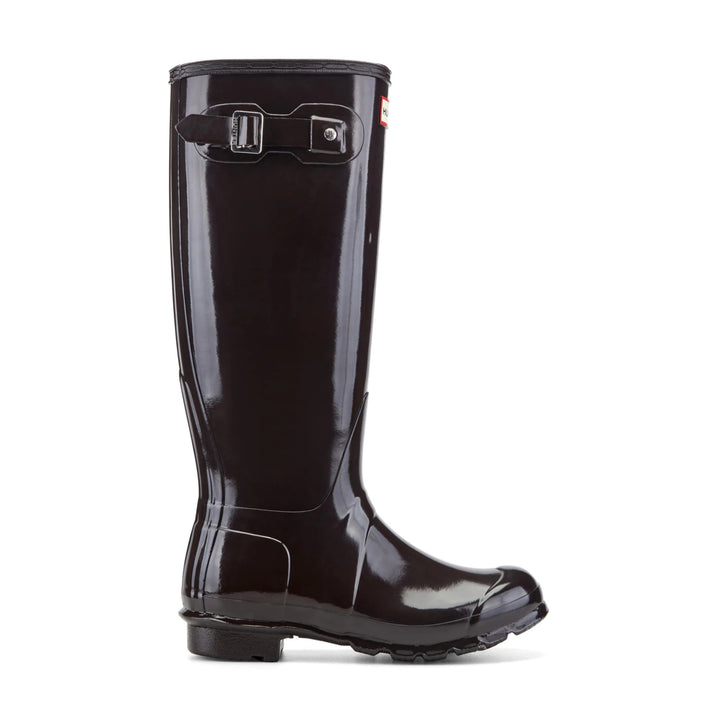 Hunter Womens Tall Chocolate Gloss Boots