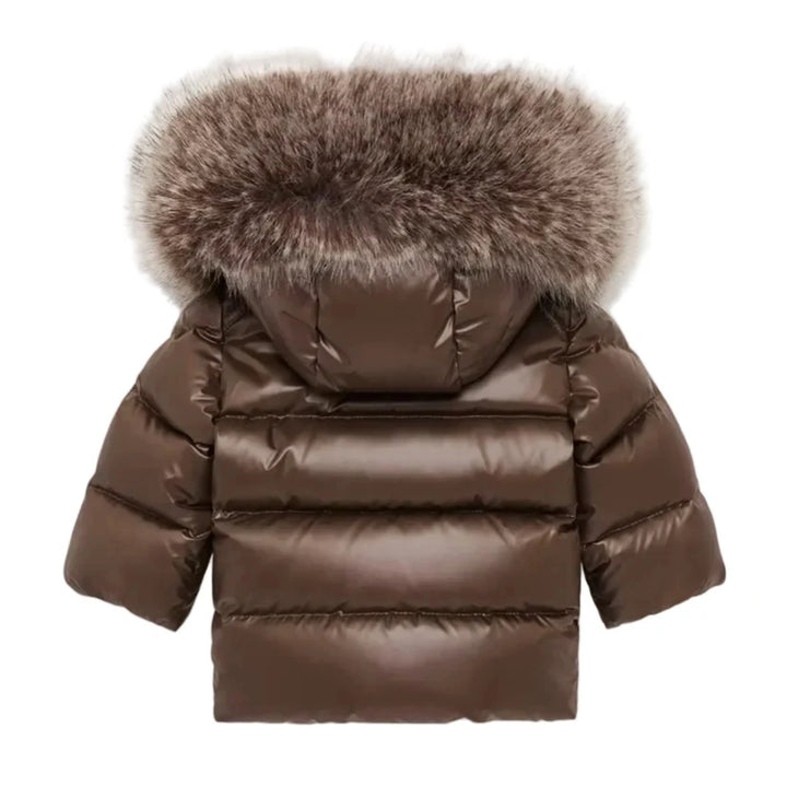 Moncler Baby Girls K2F Brown Jacket