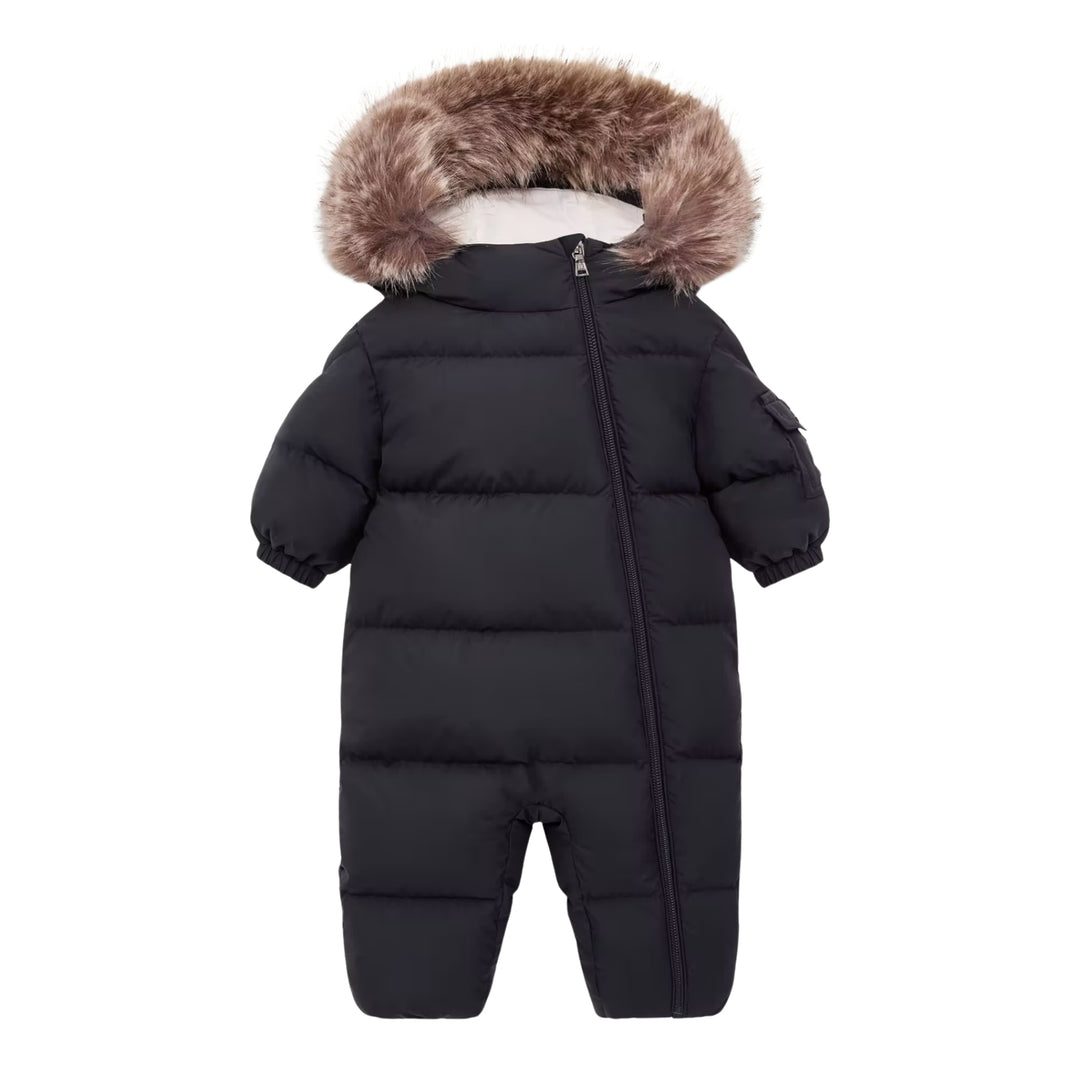 Moncler Baby Yorick Navy Padded Snowsuit