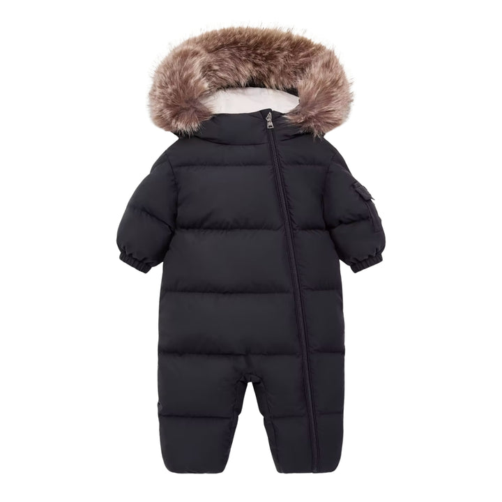 Moncler Baby Yorick Navy Padded Snowsuit