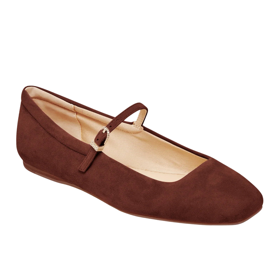Dolce Vita Womens Reyes Mulberry Suede Ballerinas