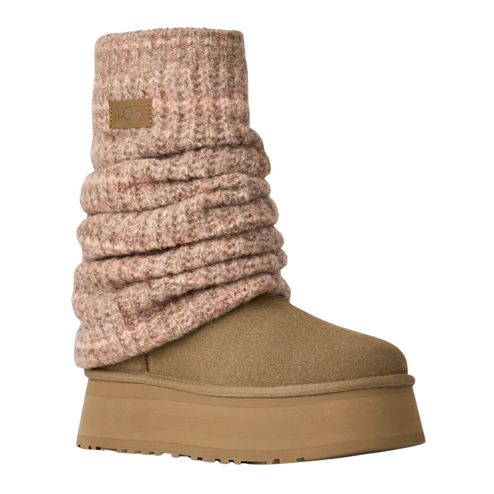 UGG Womens Classic Mini Dipper Legwarmer Light Bronze