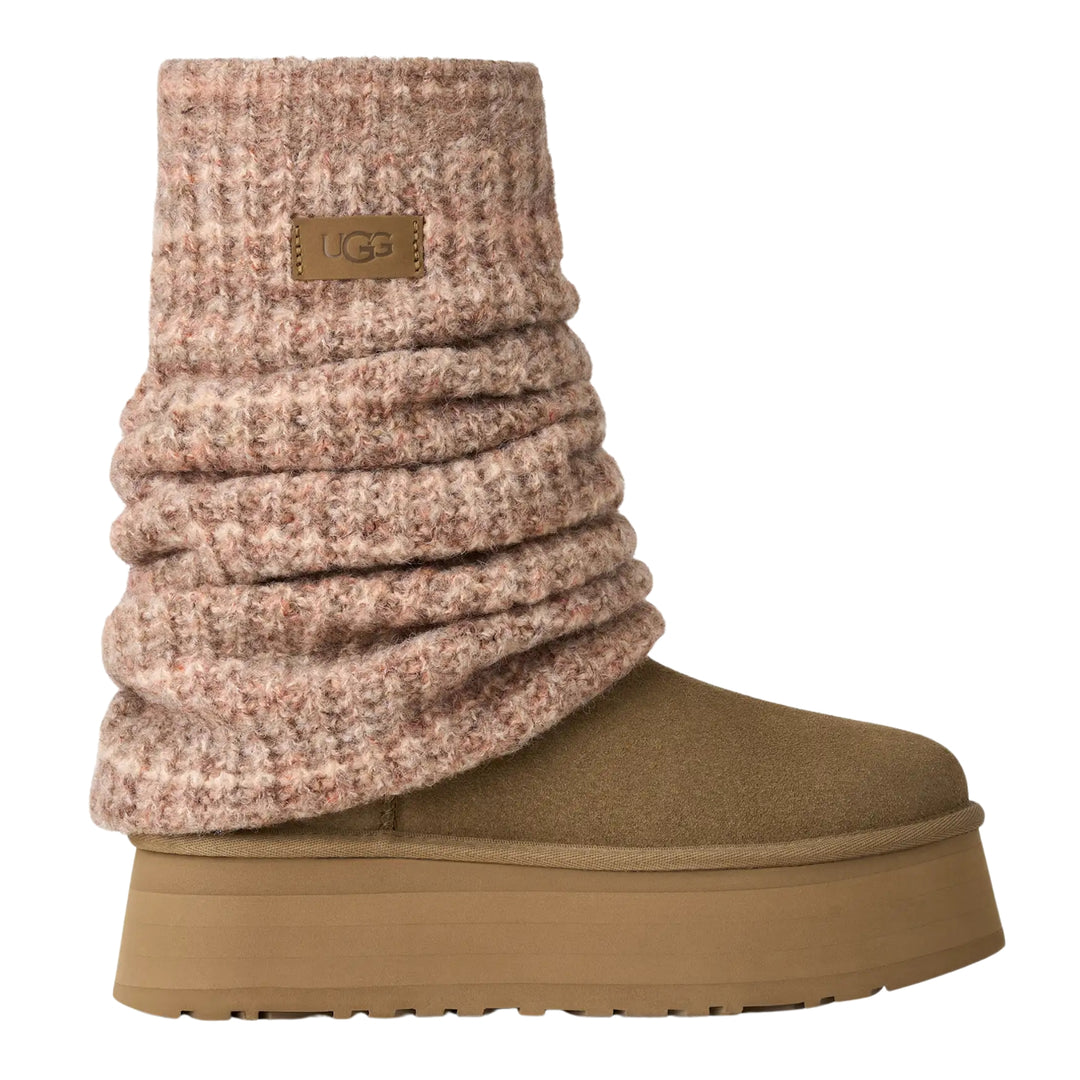 UGG Womens Classic Mini Dipper Legwarmer Light Bronze