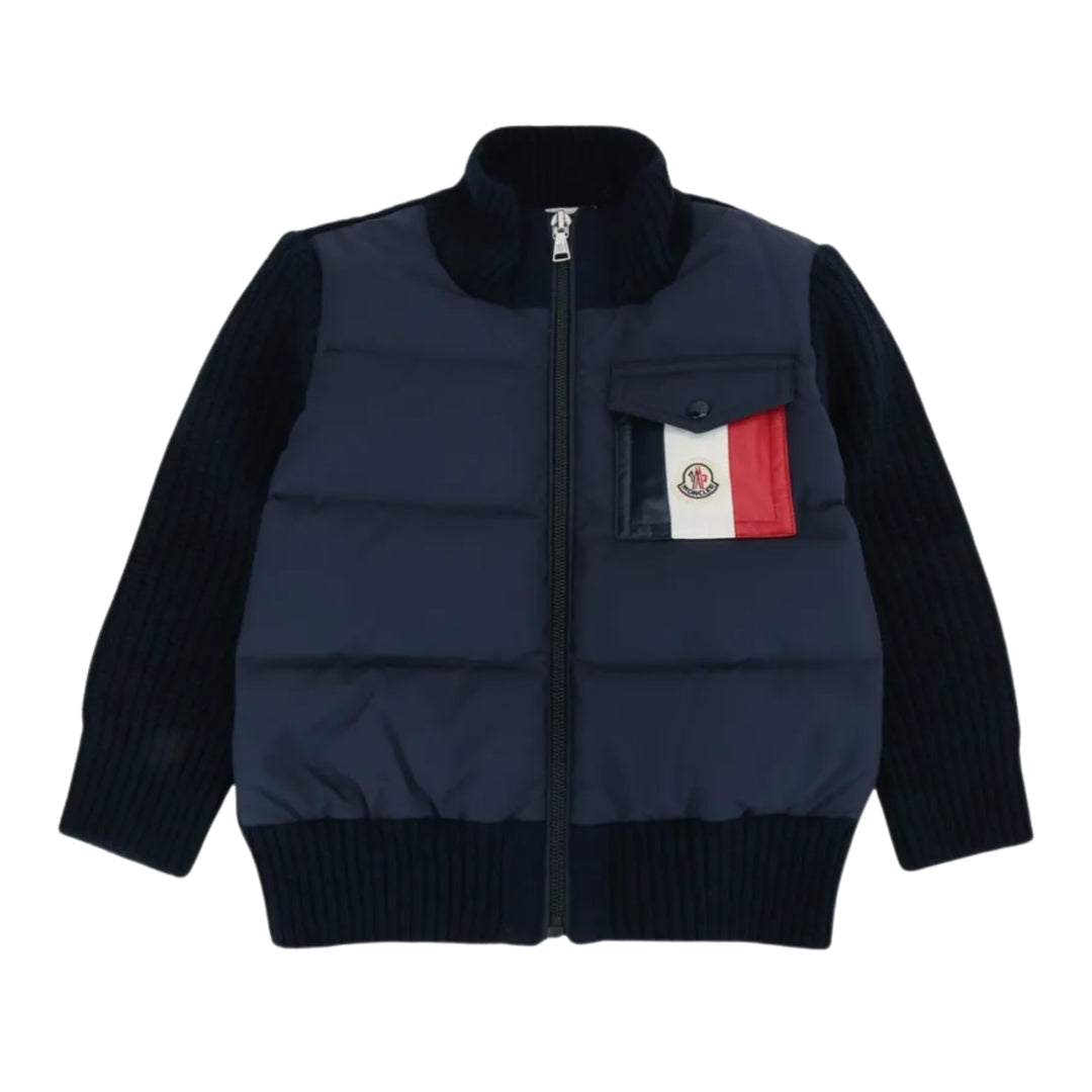 Moncler Baby Boys Navy Cardigan
