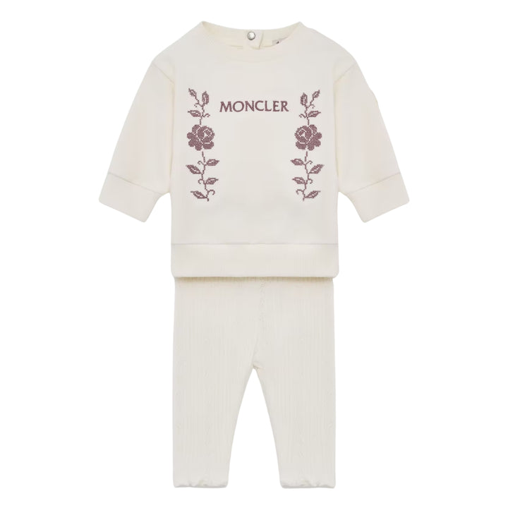 Moncler Baby Girls Embroidered Logo Ensemble