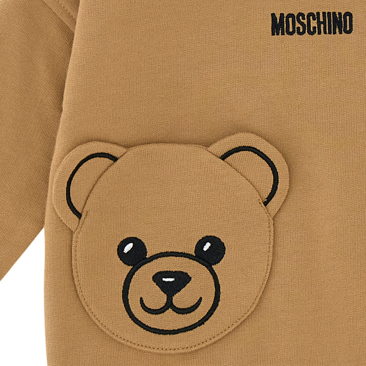 Moschino Baby Boys Bear Brown Sweatshirt