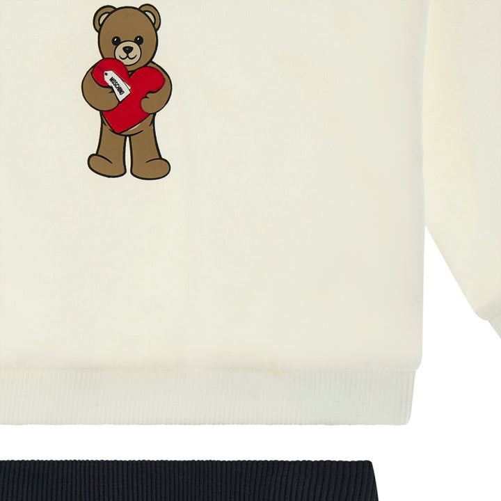 Moschino Baby Girls B&W Tracksuit