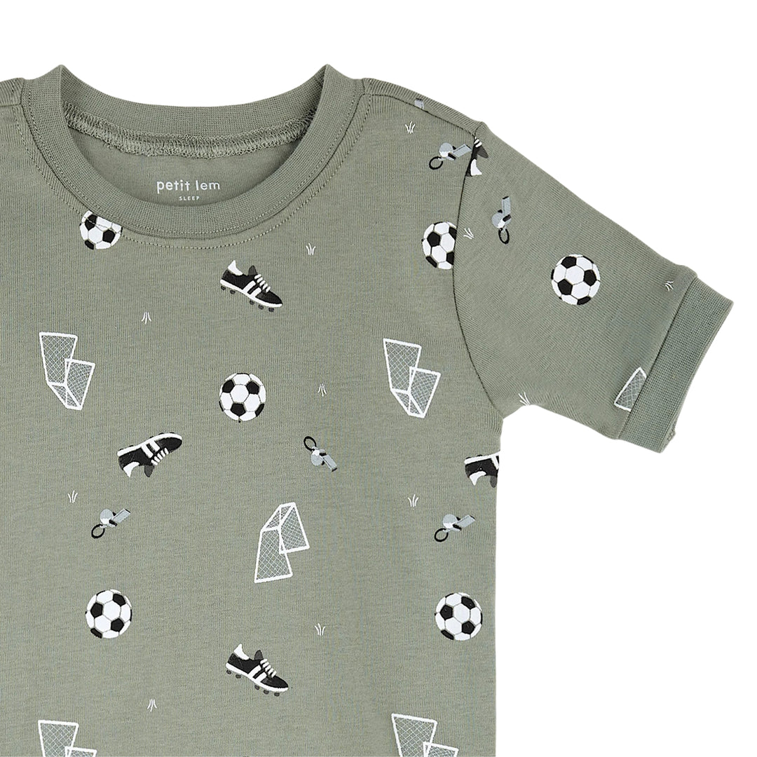 Petit Lem Soccer PJ Set
