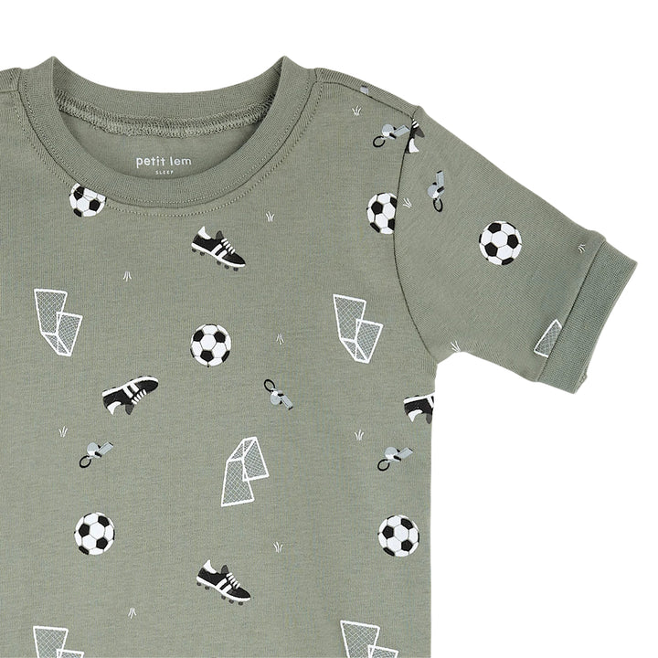 Petit Lem Soccer PJ Set