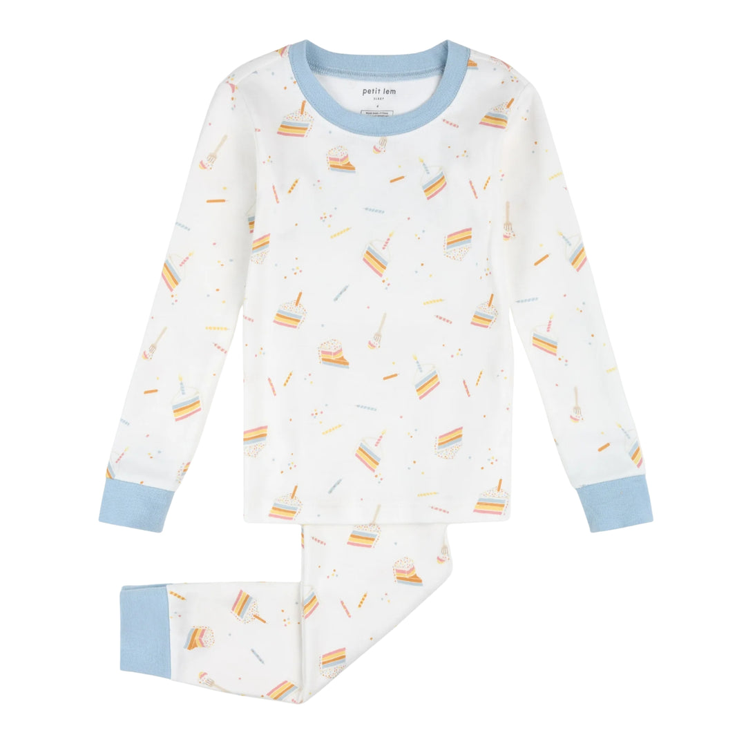 Petit Lem Birthday Cake PJ Set