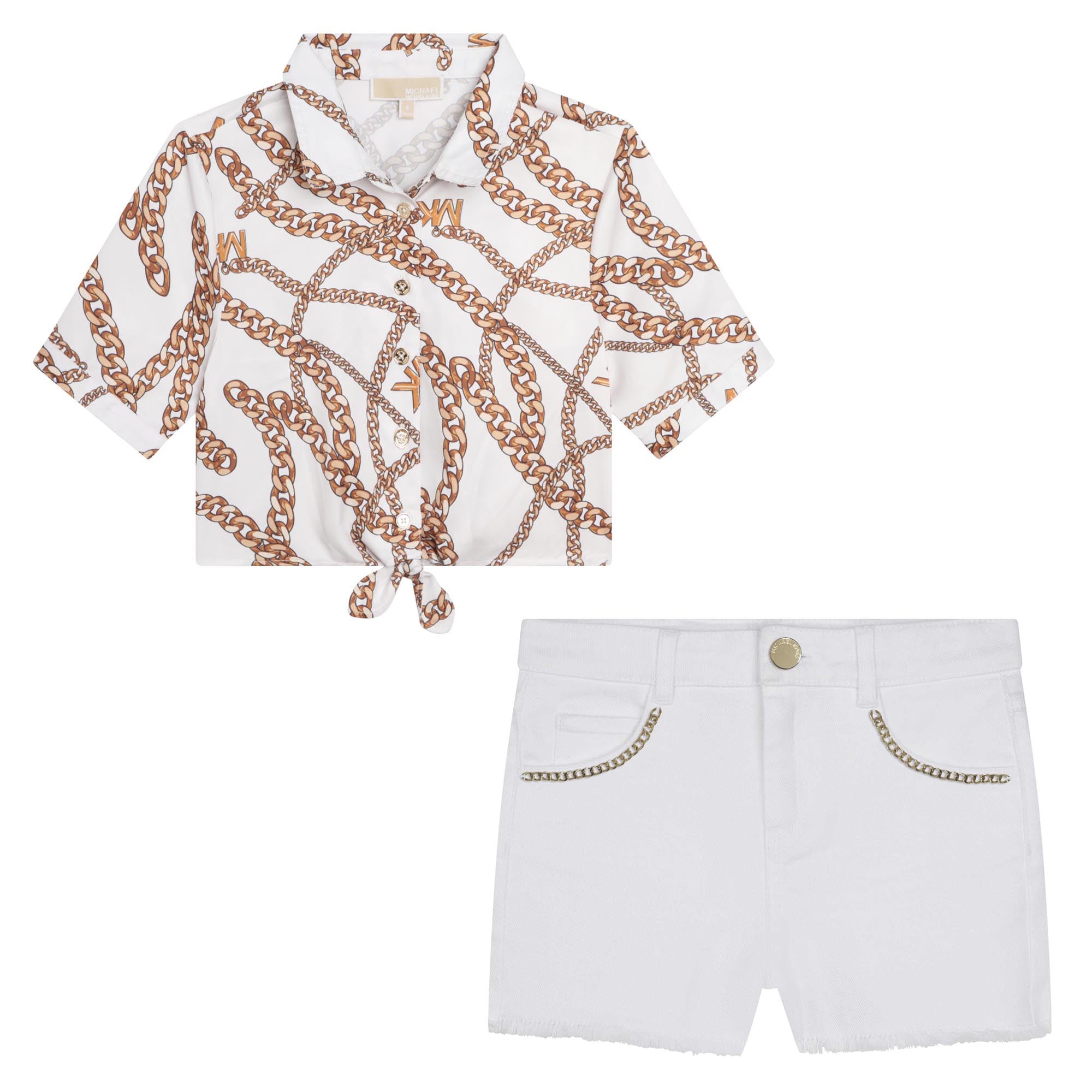 Michael Kors Chain Top and Shorts