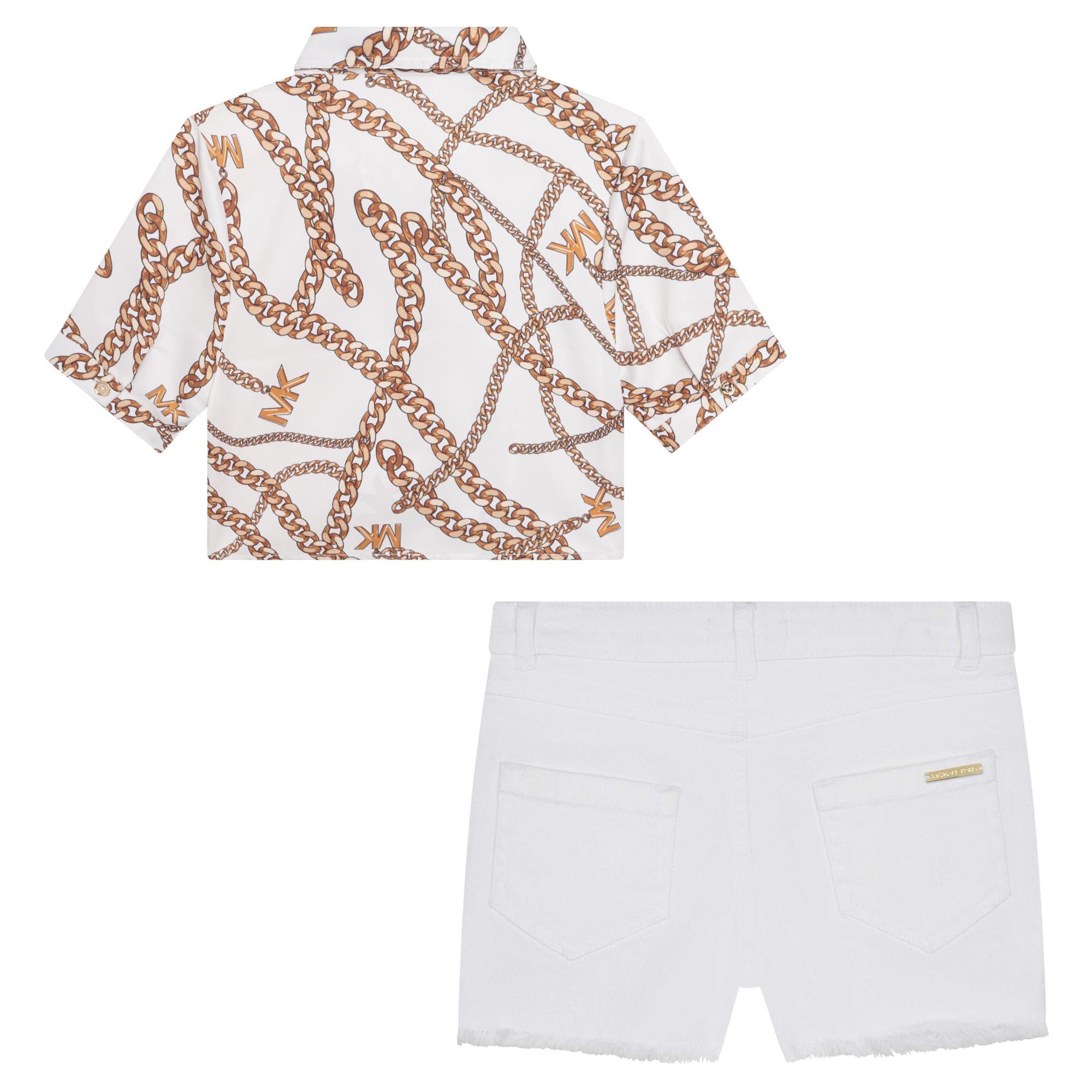Michael Kors Chain Top and Shorts