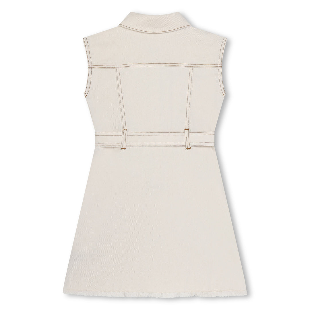 Michael Kors Cream Denim Dress – Kid Biz Michael Kors Cream Denim Dress – Kid Biz
