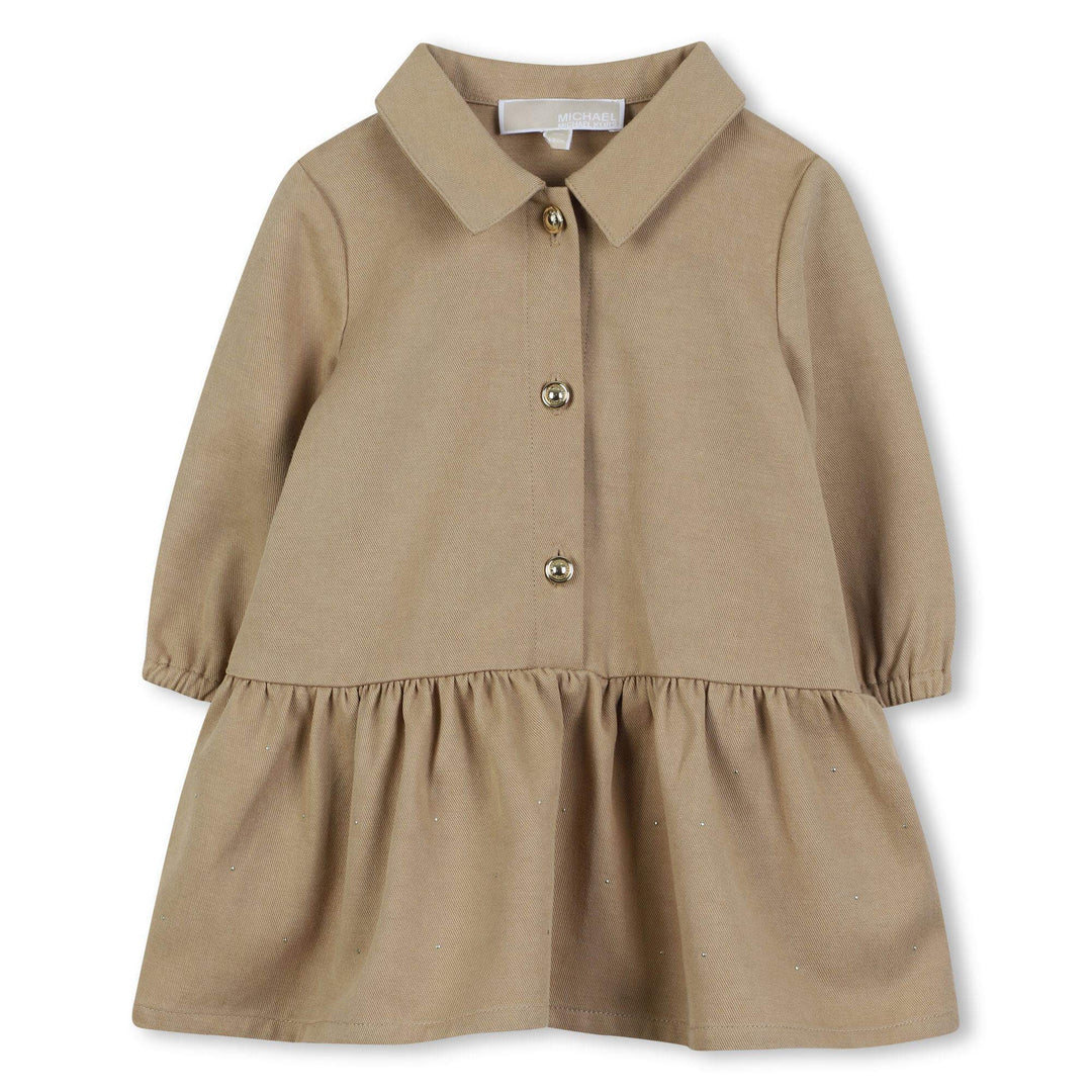 Michael Kors Baby Girls Beige Dress