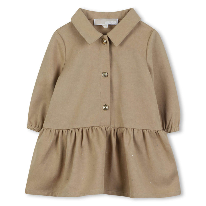 Michael Kors Baby Girls Beige Dress
