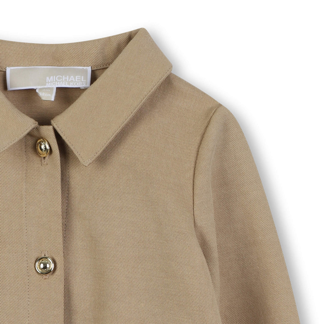 Michael Kors Baby Girls Beige Dress