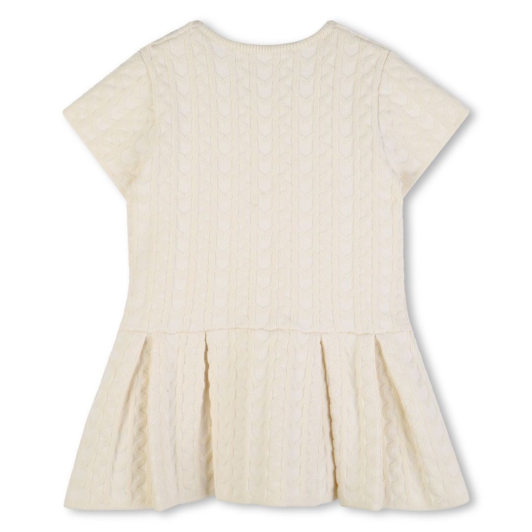 Michael Kors Baby Girls MK Cream Dress