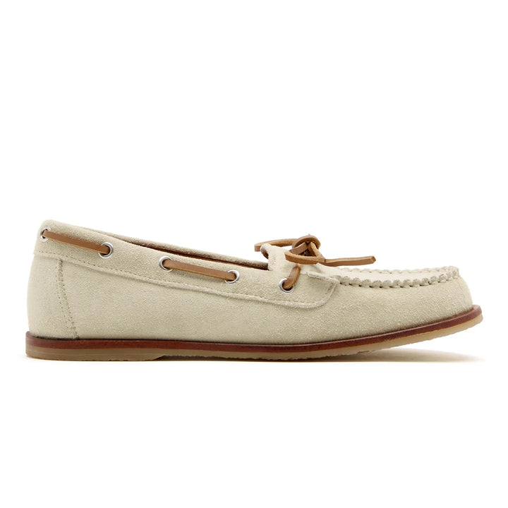Sister X Soeur Womens Kayla Beige Boat Shoes