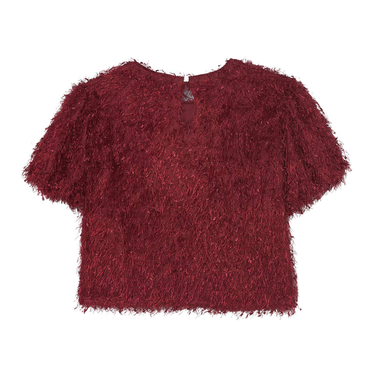 Mayoral Red Fringe Top