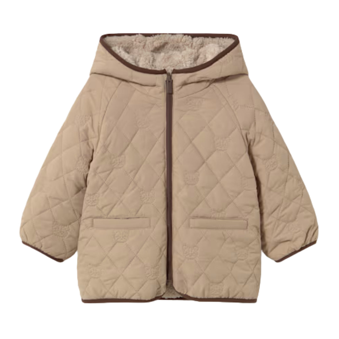 Mayoral Baby Reversible Sherpa Puffer Jacket