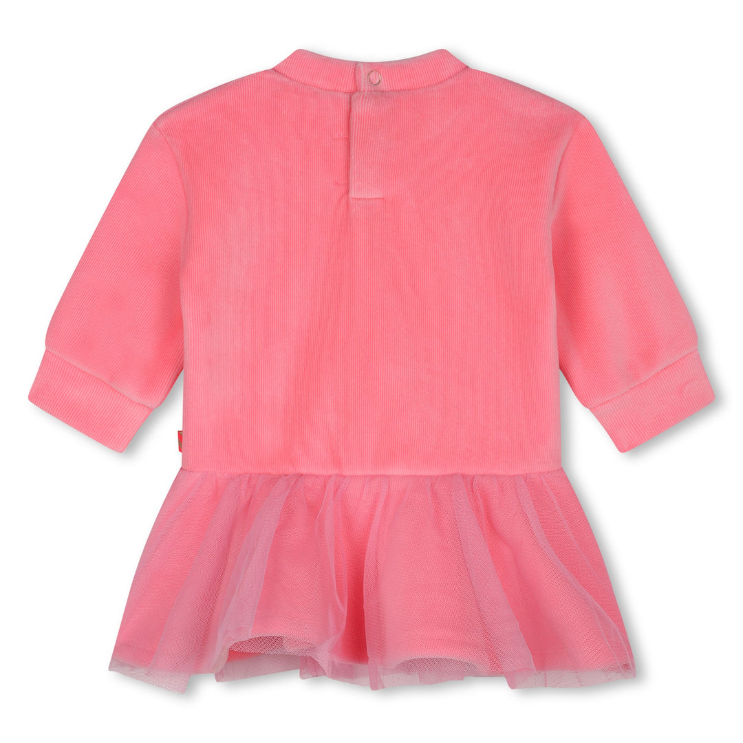 Billieblush Baby Girls Pink Velvet Dress
