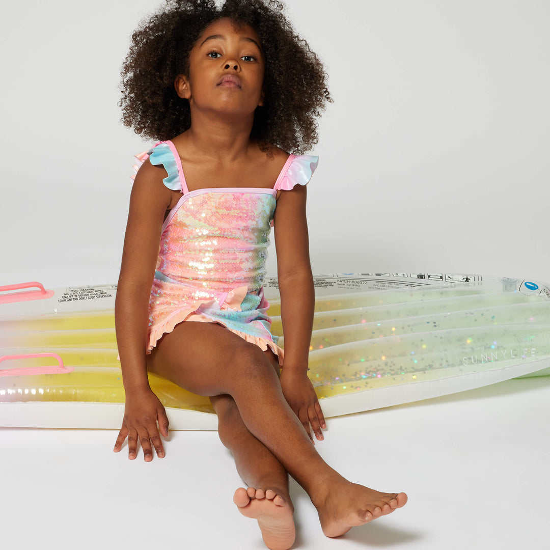 Billieblush Glitter Gradient Swimsuit
