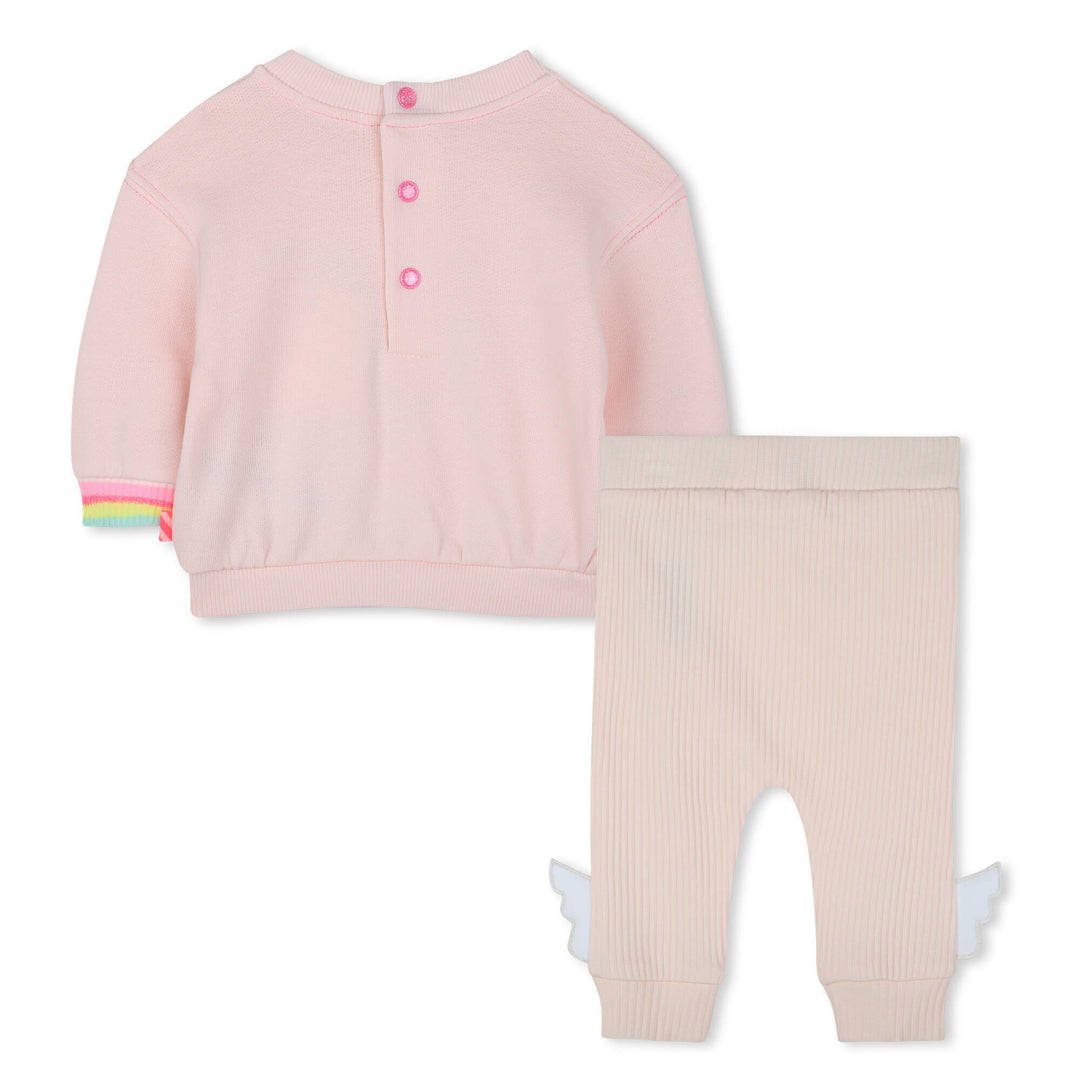 Billieblush Baby Girls Pink Love Ensemble