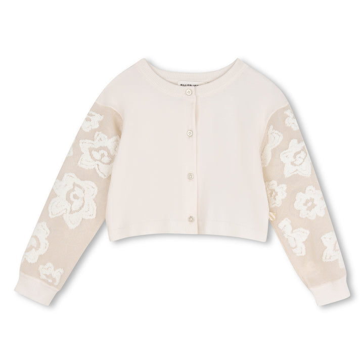 Billieblush Embroidered Sleeve Cardigan